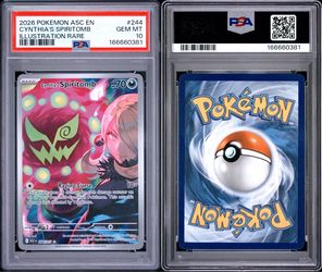 PSA 10 Cynthia’s Spiritomb #244 IR – Ascended Heroes – Pokemon TCG Card