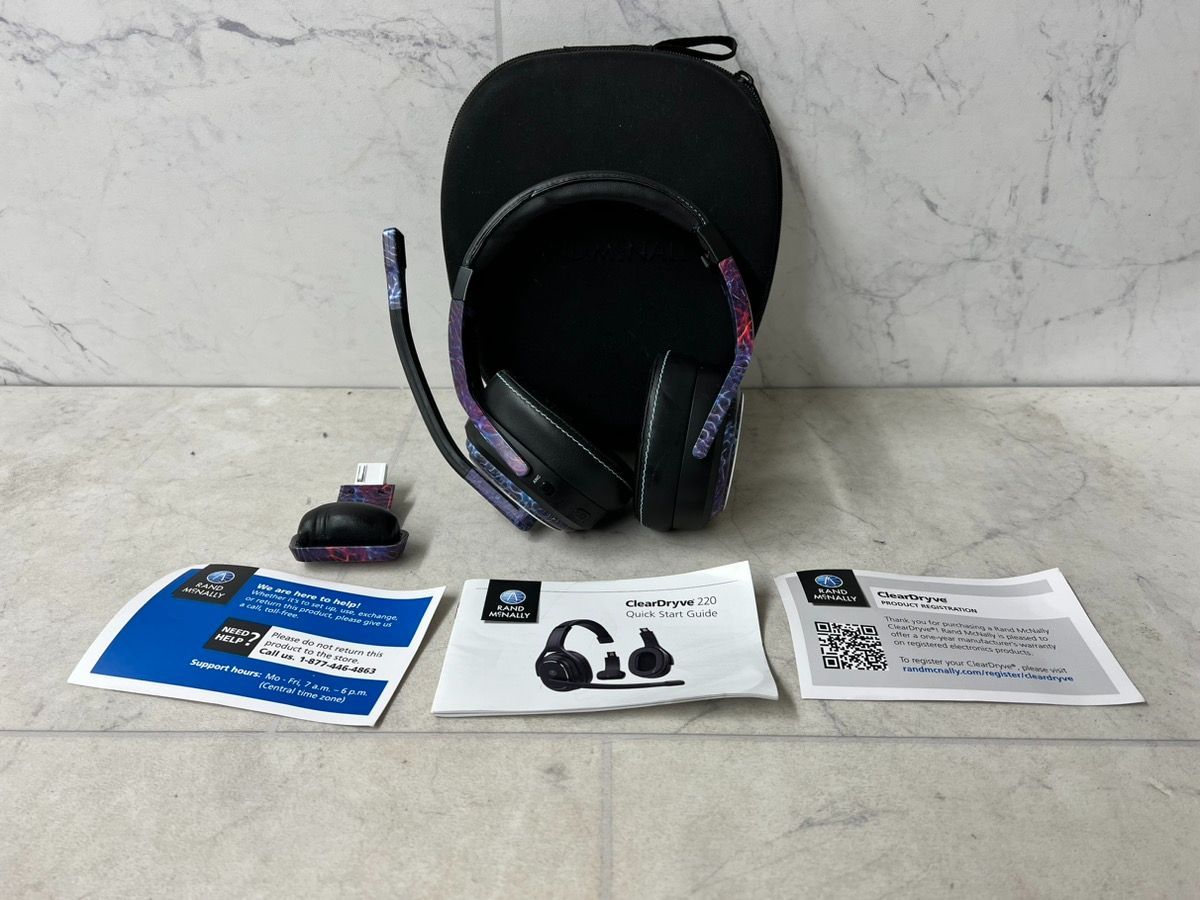 Rand McNally ClearDryve 220 Premium 2-in-1 Wireless Headset (PO1018044)