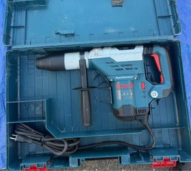 Bosch 13 Amp Corded 1-5/8 in. SDS-max Variable Speed Rotary Hammer Drill with Auxiliary Side Handle and Carrying Case