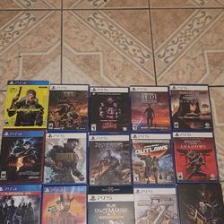 PS5 & PS4 Game Bundle – 13 Games – Great Condition
