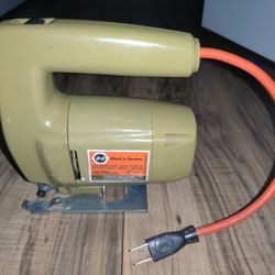 Vintage Black and Decker 7504 Jig Saw Type 5 Corded