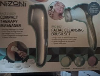 Facial cleansing brush set