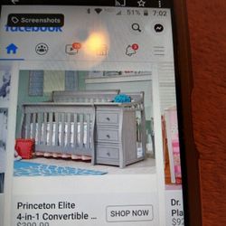 Crib Can Be Turned Into a Toddler bed.I Will Send Pics Upon https://offerup.com/redirect/?o=cmVxdWVzdC5JdA== Hasn't Been Uesd Comes With mattress 