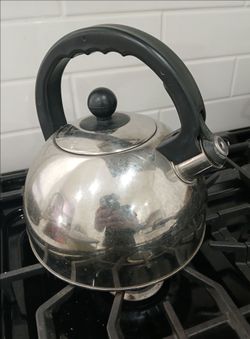 Stainless Steel Whistling Tea Kettle