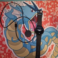 Samsung Galaxy Watch 4 44mm Black Aluminum Smartwatch - Excellent w/ Charger