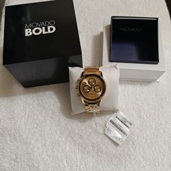 Movado Bold Gold Watch