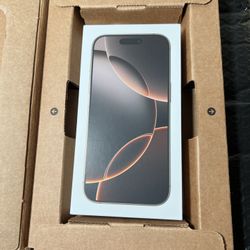 iPhone 16 Pro, Any Carriers, 128 gb, Desert Titanium, Sealed