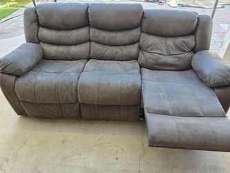 Recliner Couch gray color