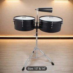 Brand New. In The Box. 13" & 14" Timbales Set 