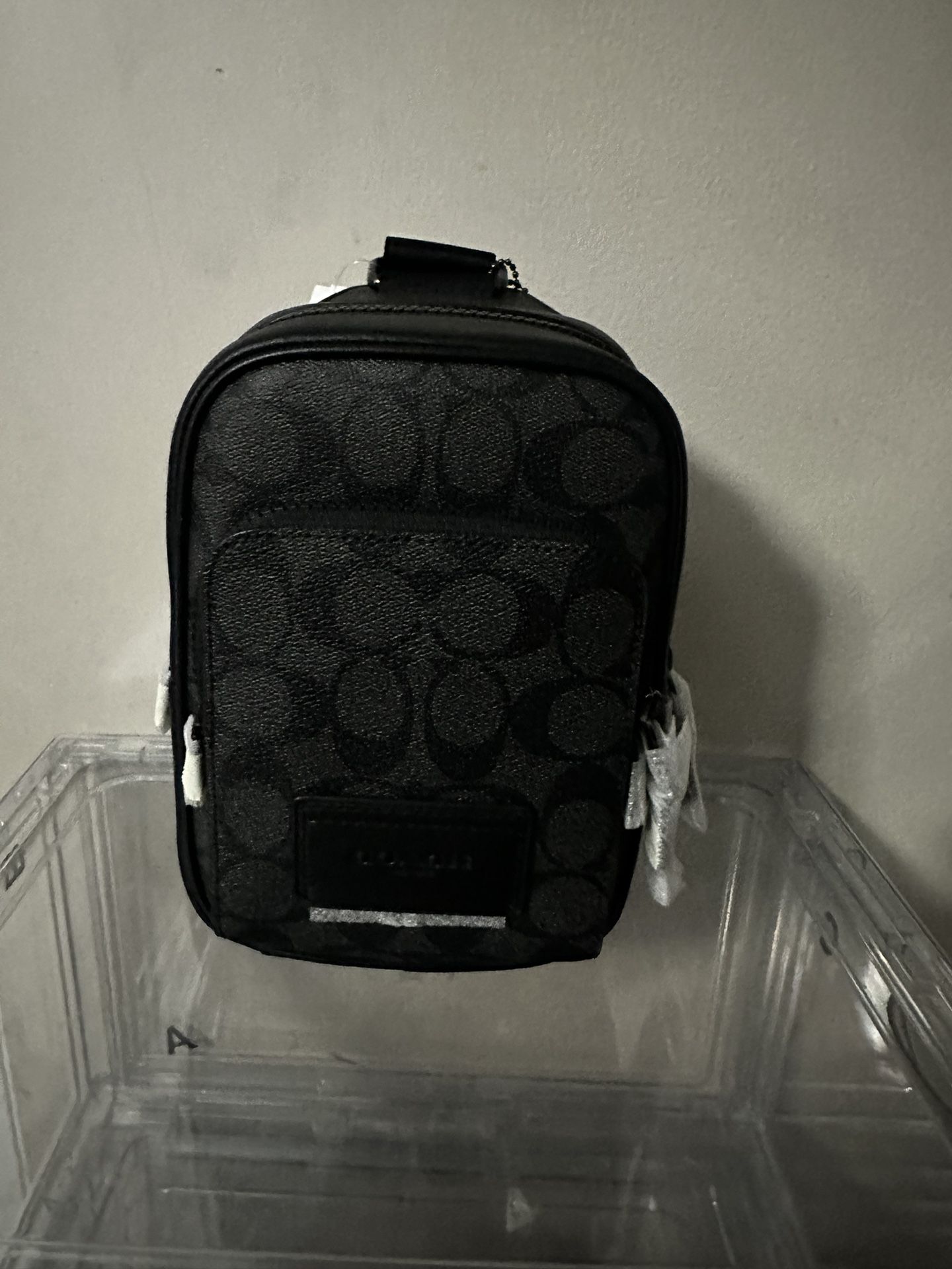 Coach Track Small Pack Black Color 
