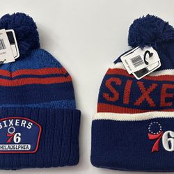 Philadelphia Sixers Winter Hats(new With Tags)