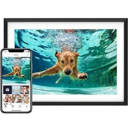 10.1'' Digital Picture Frame with 32GB Storage, Digital Photo Frame with 1280x800 IPS Touch Screen, Share Photos/Videos and Send Best Wishes via Free 