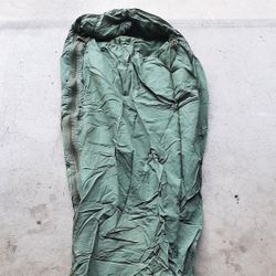 Camo Military Sleeping Bag Bivy  Vintage 
