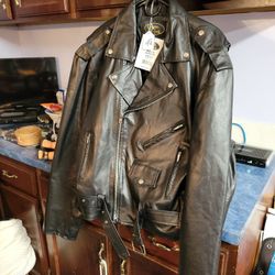 Canyon Creek Leather Biker Jacket