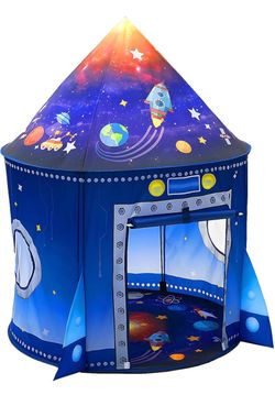 New Rocket Ship Spaceship Themed Play Tent Playhouse
