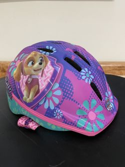 Kids Helmet Paw Patrol Pink And Purple New