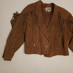Suede FRINGE JACKET