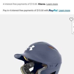 New Adult UA Converge Solid Matte Batting Helmet Size 6 1/2-7 1/2