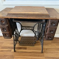 Vintage Singer Sewing Machine Stand 