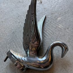 Vintage Swan Hood Ornament 