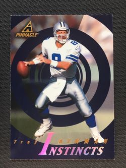 1997 Pinnacle Instincts Troy Aikman