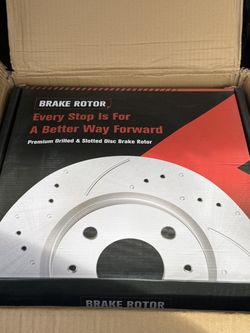 Drilled and slotted rotors for Hyundai Elantra