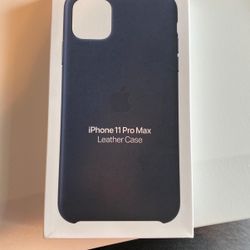 NIB iPhone 11 Pro Max Leather Case