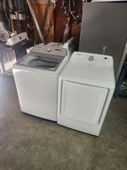 Nice set SAMSUNG Washer and electric dryer Large Capacity