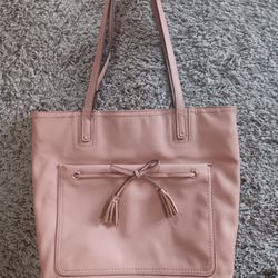 Lauren Conrad Presley Pink Convertible Handbag Purse