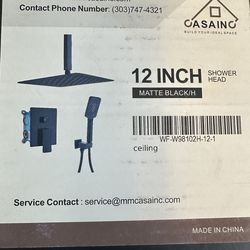 12“ Luxury Shower System