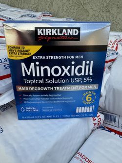 Minoxidil Hair Regrowth Treatment For Men 6 months supply 
