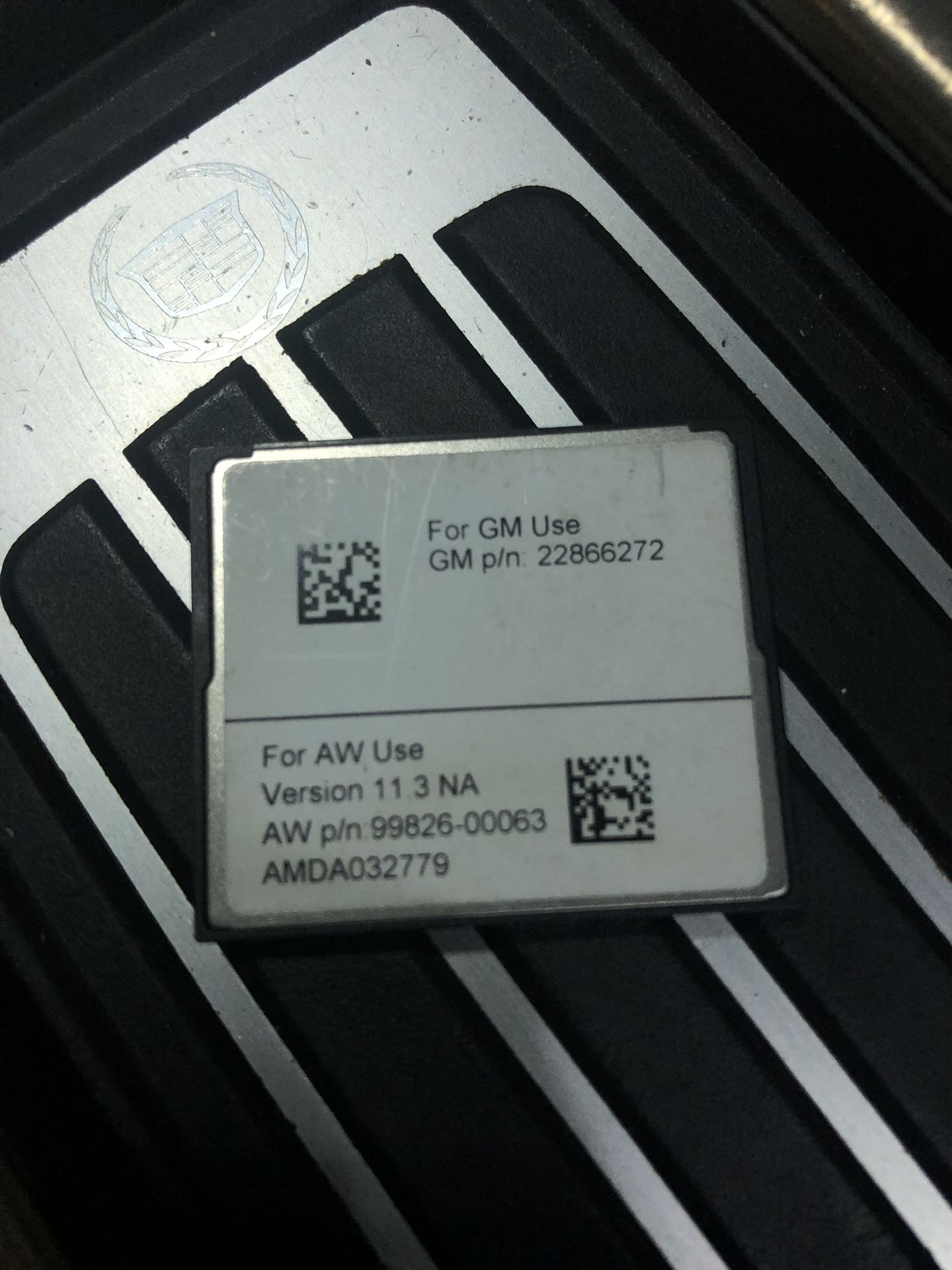 Cadillac Escalade Navigation Card 2011-2014 Models