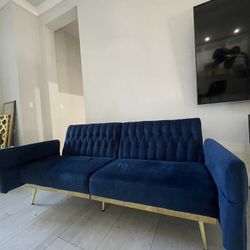 Royal Blue  Love Couch 