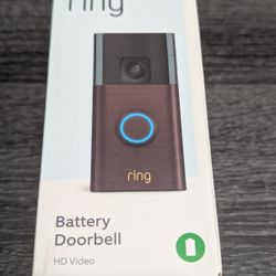 New Ring Doorbell Latest Model Venetian Bronze 