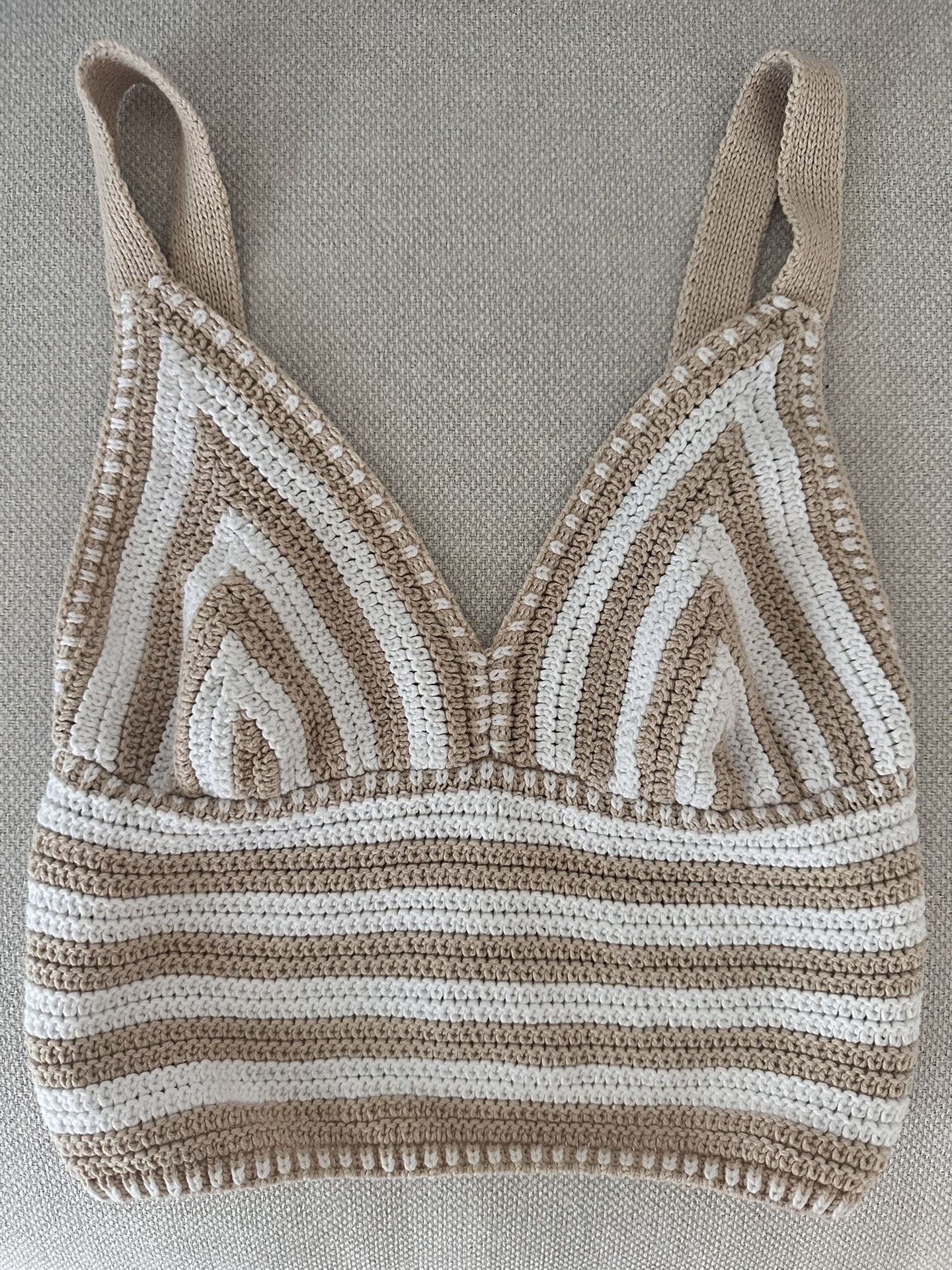 Crochet Crop Top Size XS
