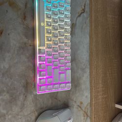 Snpurdiri 60% Wireless Gaming Keyboard and Mouse Combo