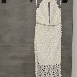 Brand new With Tags Bardot White Gemma Lace Cocktail Party Dress XS 2 4 Bridal