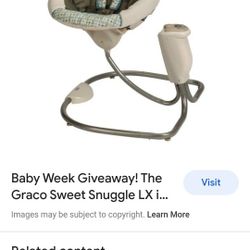 GRACO SWEET SNUGGLE INFANT SWIVEL SWING