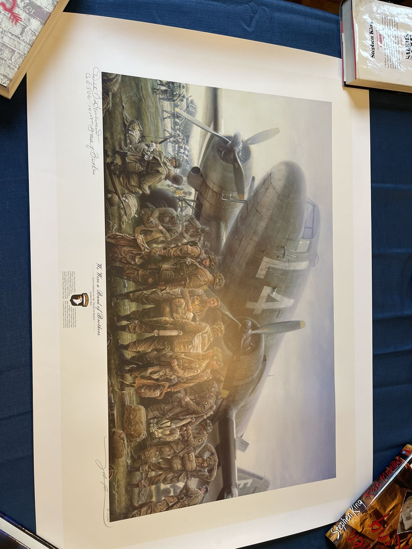 We Were a Band of Brothers, Signed Print