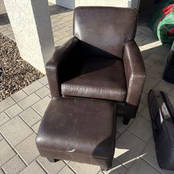 Chair and Foot Stool