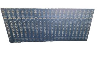 Vintage New Illustrated Columbia Encyclopedia – 24 Volume Set (Missing Volumes 4 & 14).