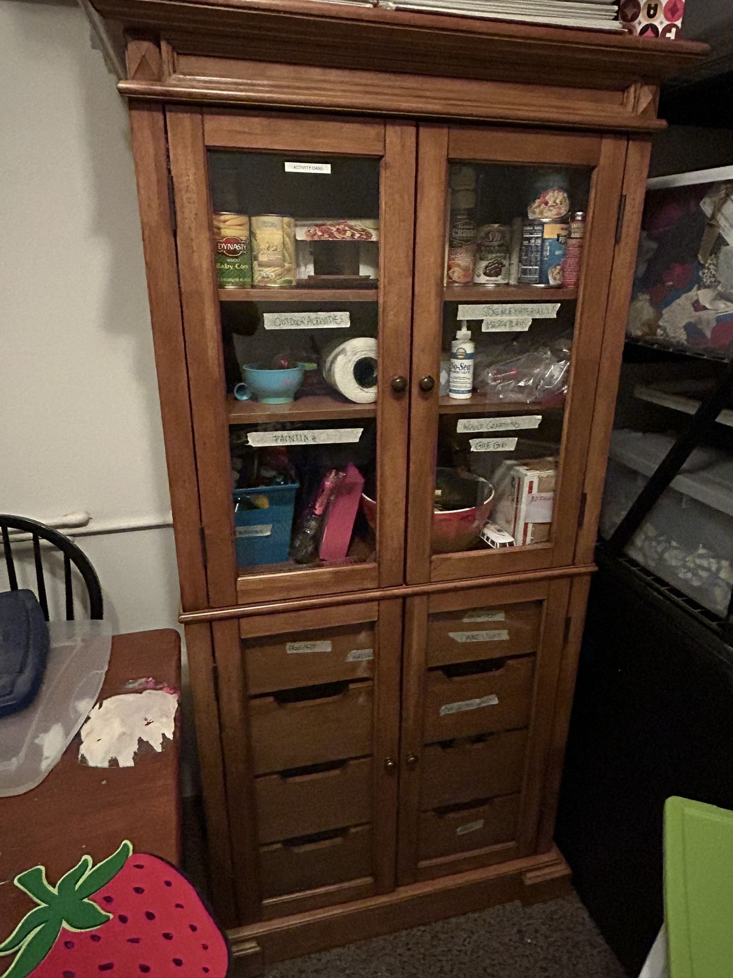 Beautiful Large Wood Cabinet