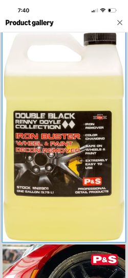 & S PROFESSIONAL DETAIL PRODUCTS Iron Buster Wheel & Paint Decon Remover - pH Balanced, Safe on Alloy, Chrome, Steel & Alu