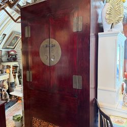 Two Antique Japanese wedding cabinets