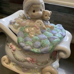 Precious Moments Cookie Jar Sleigh 