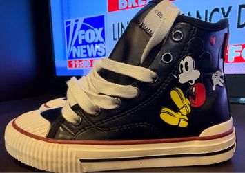 MOA Masters of Arts Disney Mickey Mouse Kids High-Top Sneaker Size 12.5 13