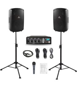 Brand New PRORECK 10” Passive PA Speaker System