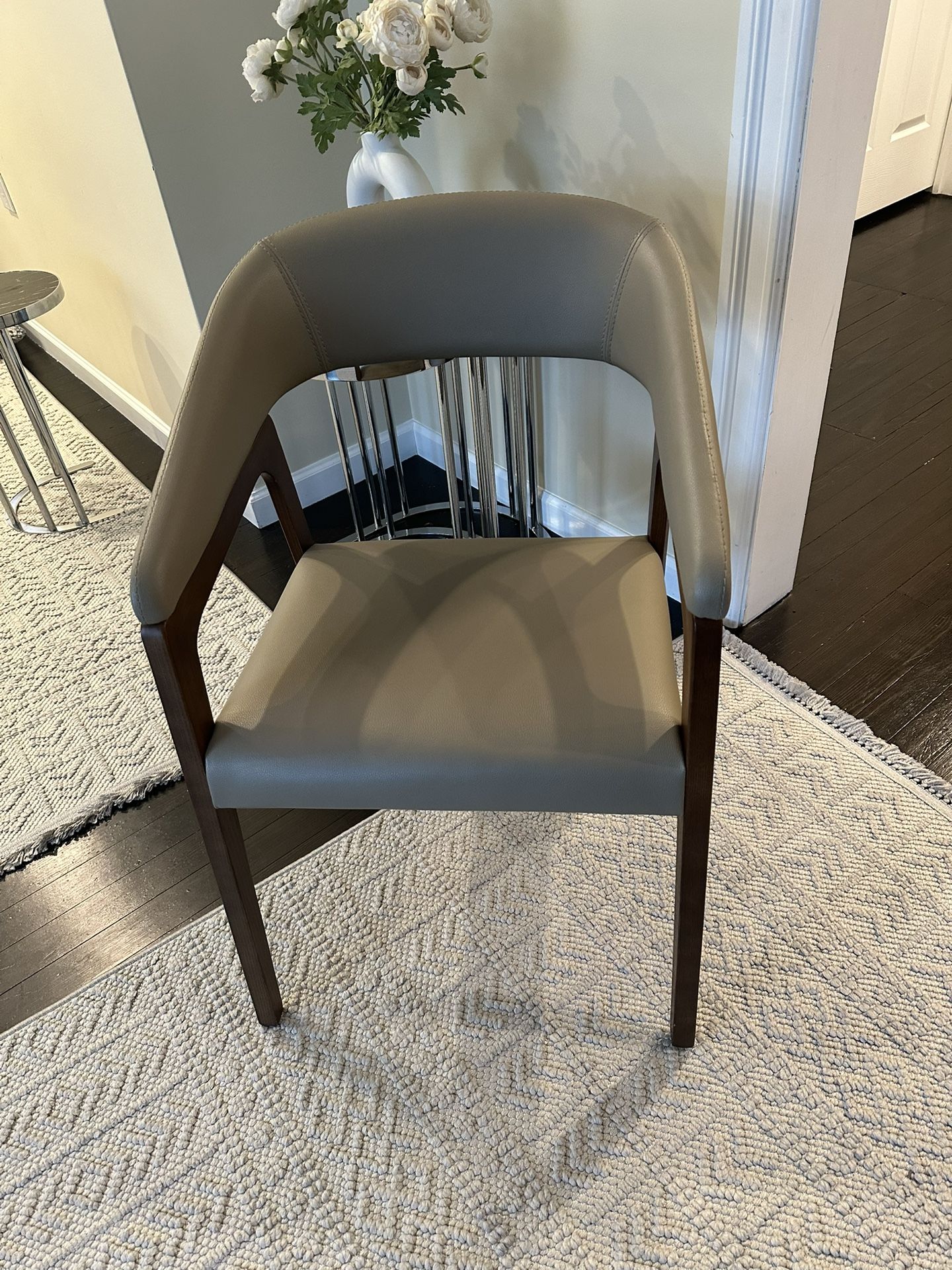 Wingback Arm Chair in Brown