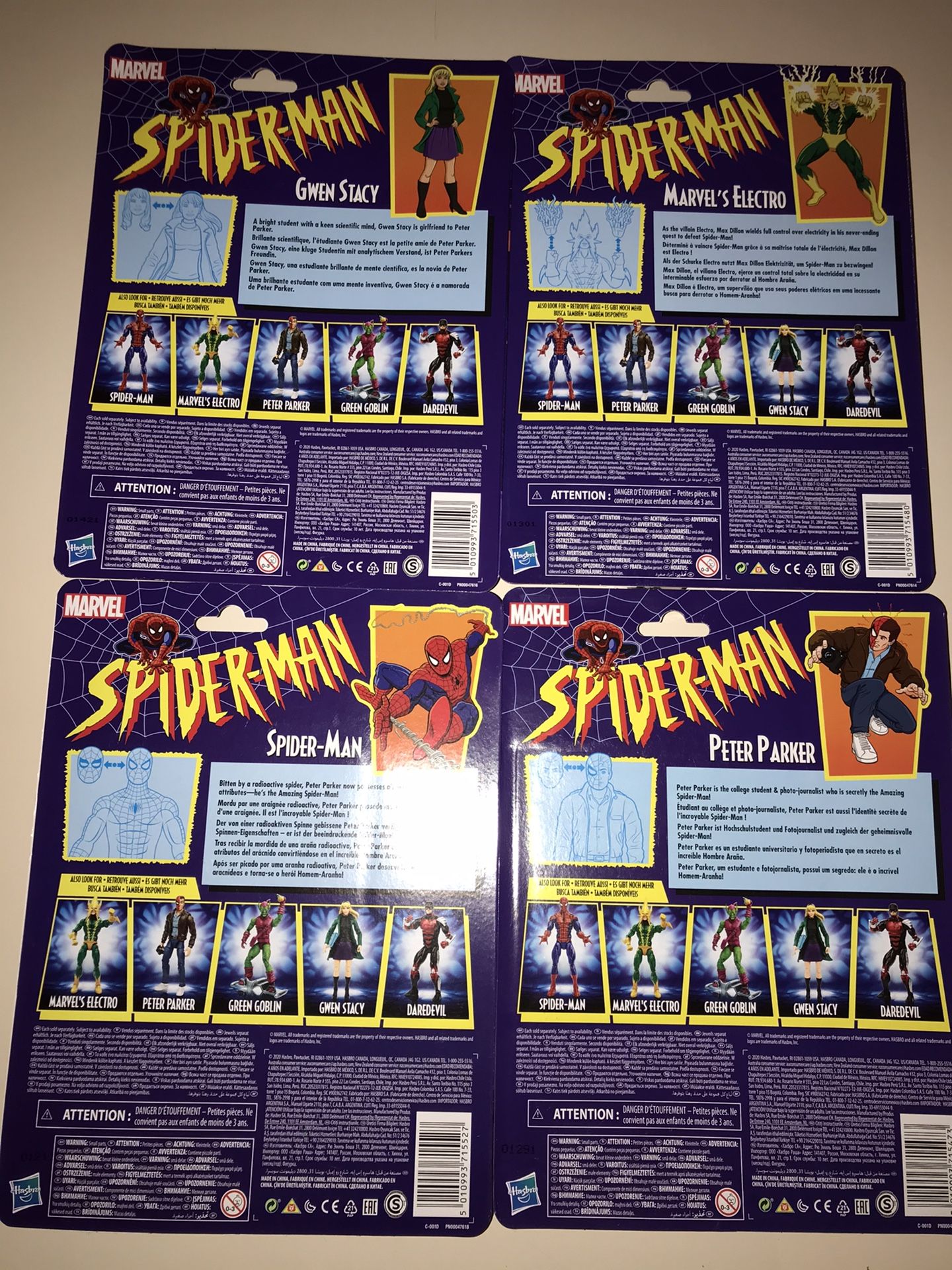 Marvel legends retro Spider-Man