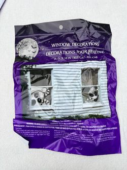 Halloween Window Decorations 14x14 In